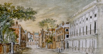 Vigo Lane boyunca görünüm, Westminster Şehri, Londra, 1793 by John Bromley