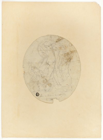 Üç Çıplak Figür by John Brown