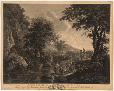 Hadımı Vaftiz Eden Philip, 1772. by John Browne