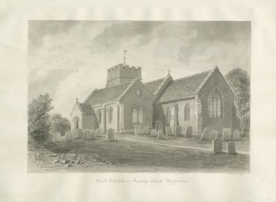 Armitage Kilisesi: sepya çizimi, 1823 by John Buckler