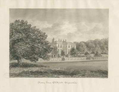 Blithfield - Rectory: sepya çizimi by John Buckler