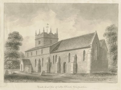 Colton Kilisesi: sepya çizimi, 1842 by John Buckler