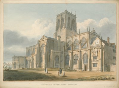 Dorset - Sherborne Kilisesi, 1802 by John Buckler