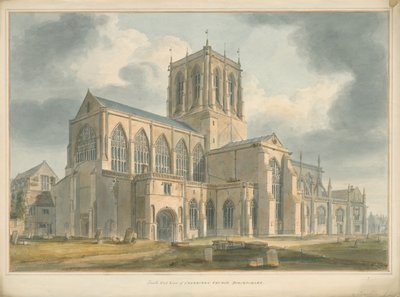 Dorset - Sherborne Kilisesi, 1802 by John Buckler