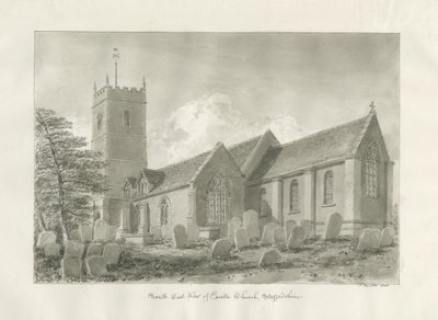 Enville Kilisesi: sepya çizimi, 1846 by John Buckler