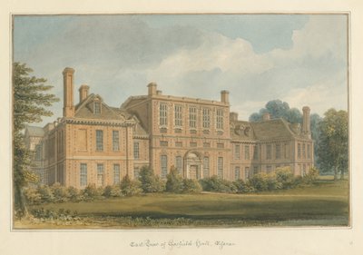 Essex - Gosfield Salonu, 1824 by John Buckler