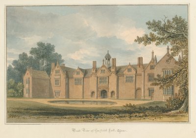 Essex - Gosfield Salonu, 1824 by John Buckler