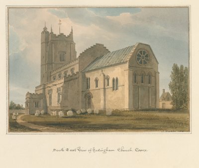 Essex - Hedingham Kilisesi by John Buckler