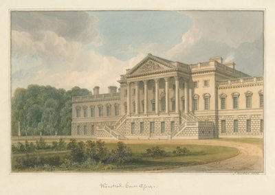 Essex - Wanstead Evi, 1822 by John Buckler