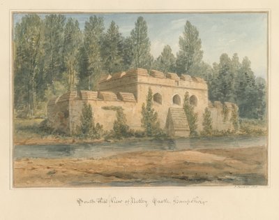 Hampshire - Netley Kalesi, 1828 by John Buckler