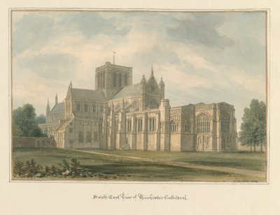 Hampshire - Winchester Katedrali, 1824 by John Buckler