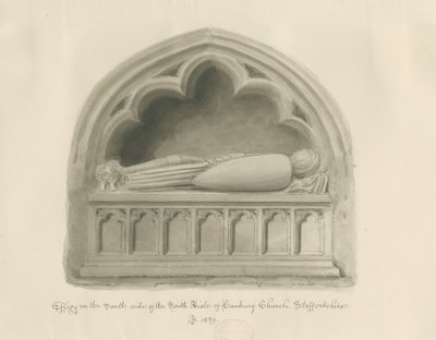 Hanbury Kilisesi - Effigy [Sir John Hanbury