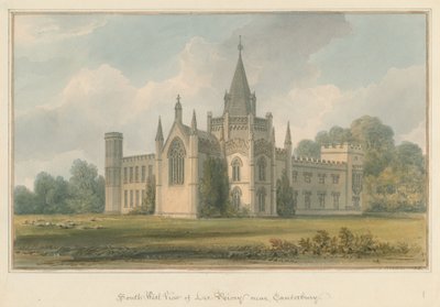 Kent - Canterbury - Lee Manastırı, 1826 by John Buckler