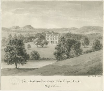 Pırasa - Top Haye Salonu: sepya çizimi, 1844 by John Buckler
