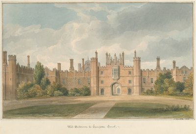 Middlesex - Hampton Mahkemesi, 1826 by John Buckler