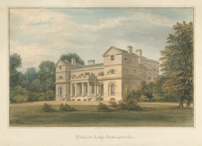 Northamptonshire - Wakefield Köşkü, 1824 by John Buckler