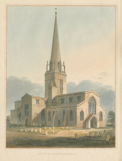 Oxfordshire - Bampton Kilisesi, 1802 by John Buckler