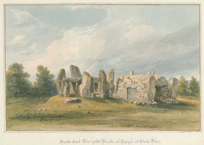 Oxfordshire - Thames üzerine Henley - Druidical Tapınağı, 1826 by John Buckler
