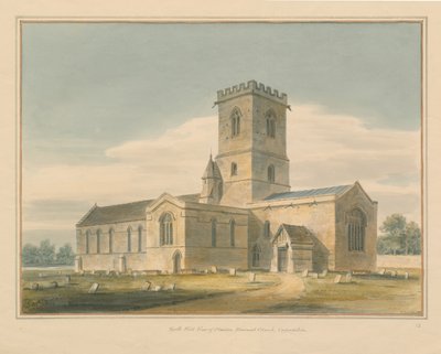 Oxfordshire - Stanton Harcourt Kilisesi, 1803 by John Buckler