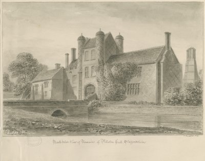 Pillaton Salonu: sepya çizimi, 1841 by John Buckler