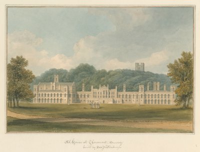 Surrey - Claremont - Eski Ev, 1824 by John Buckler