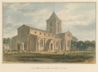 Sussex - Arundel Kilisesi, 1804 by John Buckler