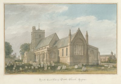 Sussex - Savaş Kilisesi, 1824 by John Buckler