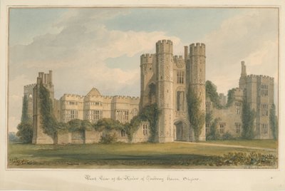 Sussex - Cowdray Evi, 1825 by John Buckler