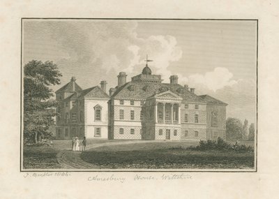 Wiltshire - Amesbury Evi: gravür by John Buckler