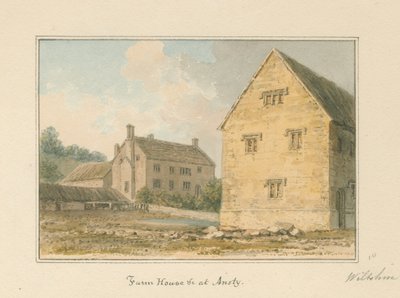 Wiltshire - Ansty - Çiftlik Evi, 1817 by John Buckler