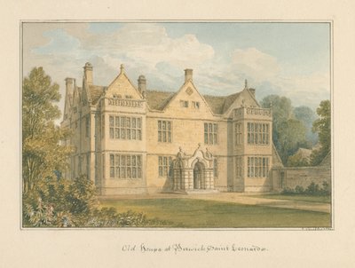 Wiltshire - Berwick Saint Leonardo - Eski Ev, 1814 by John Buckler