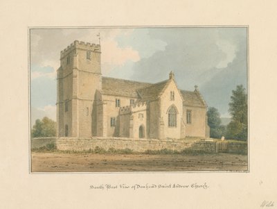 Wiltshire - Donhead Saint Andrew Kilisesi, 1817 by John Buckler