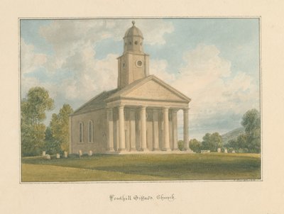 Wiltshire - Fonthill Giffard Kilisesi, 1811 by John Buckler