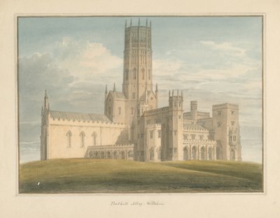 Wiltshire - Fonthill Gifford Manastırı, 1816 by John Buckler