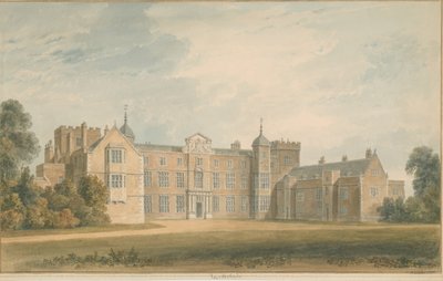 Yorkshire - Burton ahırı, 1818 by John Buckler