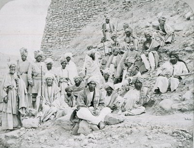 Hayber Reisleri ve Hanları, Jamrud Kalesi, Kuzey Batı Sınırı, 1878 dolaylarında by John Burke