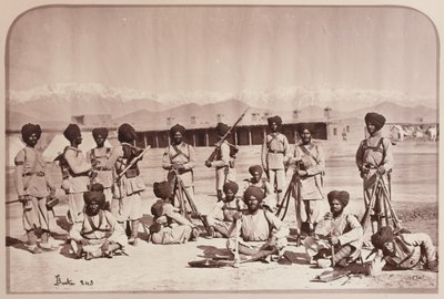 Merit Sepoys Nişanı, 23. (Pencap) Bengal Yerli Piyade Alayı (Öncüler) by John Burke