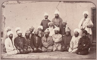 Sirdar Habeeboolah [sic] Gilzai ve diğer Hanlar, 1879 by John Burke