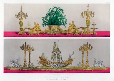 Merkez parçaları, 19. yüzyıl. by John Burley Waring