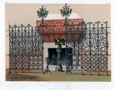 Ferforje Izgaralar, 19. yüzyıl. by John Burley Waring