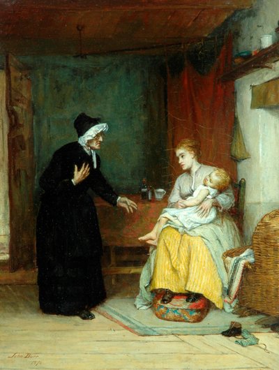 Endişeli Anlar, 1874 by John Burr