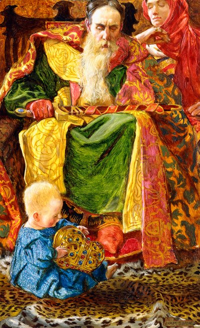 Bilge mi aptal mı olacağını kim bilebilir, 1901 by John Byam Liston Shaw