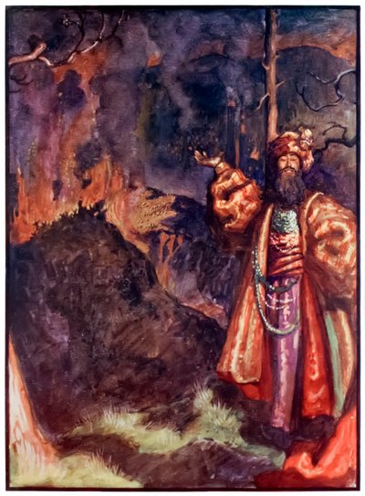 Hacılardan Gelen Demas John Bunyan (1628-1688) Tarafından Bu Dünyadan Gelecek Olanlara İlerleme Byam Shaw (1872-1919) tarafından Demas