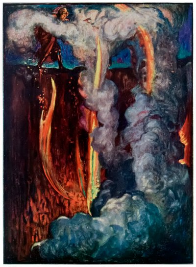 Hacıların Cehennem Ağzından Bu Dünyadan İlerleme, Gelecek Olanlara John Bunyan (1628-1688) Byam Shaw (1872-1919) tarafından Christian