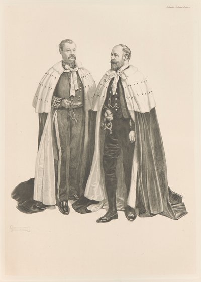 Kral Edward VII taç giyme töreni by John Byam Liston Shaw