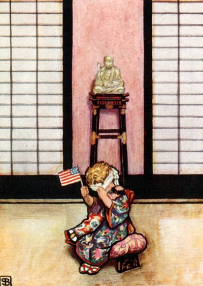 Puccini, Madam Butterfly (renkli taş baskı) by John Byam Liston Shaw