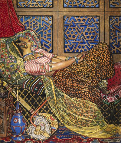 Zira: Esarette (kağıt üzerinde wc) by John Byam Liston Shaw