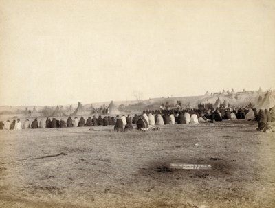 Kızılderili Konseyi düşman kampında, 1891 by John C. H. Grabill