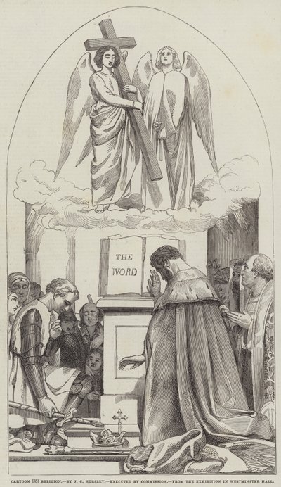 Karikatür, Din by John Callcott Horsley