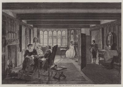 Kraliyet Akademisi Sergisinden Şah Mat, Sonraki Hareket by John Callcott Horsley